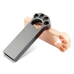 Mini USB Flash Drive Supplier - Gun Metal 4GB to 64GB Keychain Pendrive Customizable