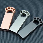 Mini USB Flash Drive Supplier - Gun Metal 4GB to 64GB Keychain Pendrive Customizable