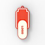 Luminous USB Flash Drive Wholesale - 1GB to 128GB New Year Christmas Metal Drive