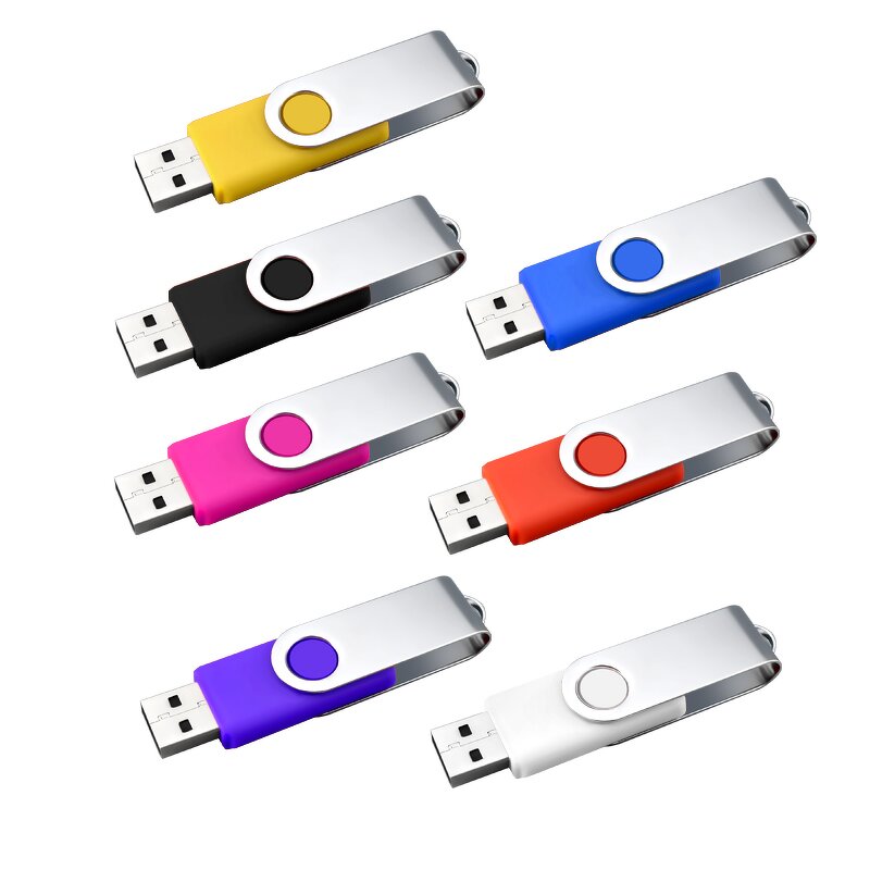 Custom USB Flash Drive Manufacturer - Wholesale 4GB to 64GB Metal Pen Rotary Design