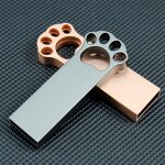 Mini USB Flash Drive Supplier - Gun Metal 4GB to 64GB Keychain Pendrive Customizable