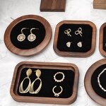 Jewelry Display Tray Manufacturer - OEM Custom Walnut Wood with Velvet