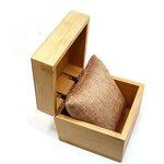 Bamboo Watch Box Manufacturer - OEM Custom Premium Square Case with Pillow