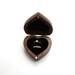 Ring Box Manufacturer - OEM Custom Logo Handmade Heart Shaped Double