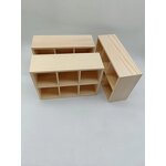 Wooden Plant Organizer Manufacturer - OEM Custom Pine Wood Holder for Carrying