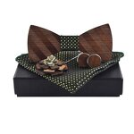 Bow Ties Set Manufacturer - OEM Custom Pre-Tied Wood for Men Big Boys