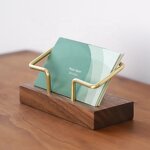 Business Card Holder Manufacturer - OEM Custom Brass Wooden Case Metal