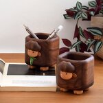 Pen Holder Gift Manufacturer - OEM Custom Creative Premium Walnut Wood with