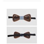 Hollowed-Out Bow Tie Manufacturer - OEM Custom High End Handmade Walnut Maple