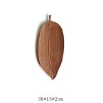 Wooden Fruit Plate Manufacturer - OEM Custom Creative Leaf Shaped