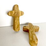 Olive Wood Cross Manufacturer - OEM Custom Small Comfort Crosses Mini Holding