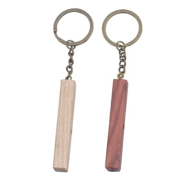 Wooden Keychain Manufacturer - OEM Personalized Blanks Rectangular Diy