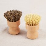 Cleaning Brush Manufacturer - OEM Custom Kitchen Wooden Handle Pot Dish Sisal