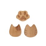 Chopsticks Holder Manufacturer - OEM Custom Wooden Cartoon Cat Shaped Rest