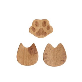 Chopsticks Holder Manufacturer - OEM Custom Wooden Cartoon Cat Shaped Rest