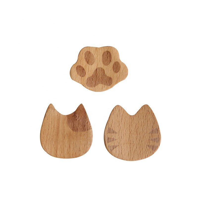 Chopsticks Holder Manufacturer - OEM Custom Wooden Cartoon Cat Shaped Rest
