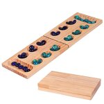 Mancala Game Manufacturer - OEM Custom Natural Pine Wood Folded