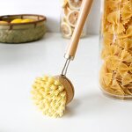Kitchen Cleaning Brush Manufacturer - OEM Custom Sisal Hemp Wooden Long Handle