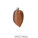 Wooden Fruit Plate Manufacturer - OEM Custom Creative Leaf Shaped