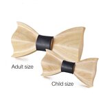 Kids Bow Tie Manufacturer - OEM Custom Handmade Natural Wood Children