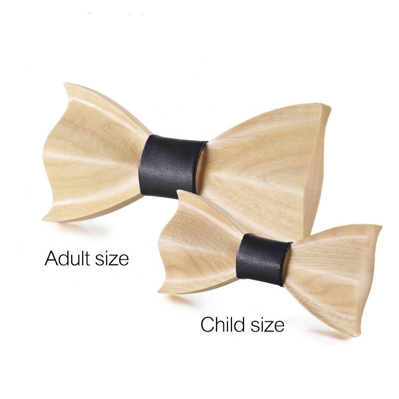 Kids Bow Tie Manufacturer - OEM Custom Handmade Natural Wood Children