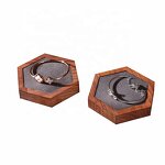Jewelry Display Tray Manufacturer - OEM Custom Walnut Wood Bracelet with Velvet