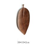 Wooden Fruit Plate Manufacturer - OEM Custom Creative Leaf Shaped