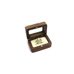 Couple Rings Box Manufacturer - OEM Custom Transparent Lid for Engagement