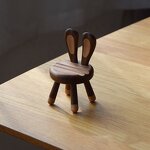 Smartphone Holder Manufacturer - OEM Custom Premium Rabbit Shaped Walnut