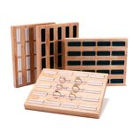Ring Display Stand Manufacturer - OEM Custom Wood Tray Earring Organizer Holder