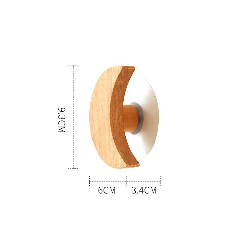 Wall Coat Rack Manufacturer - OEM Custom Moon and Star Wood Hooks