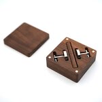 Tie Clip Gift Set Manufacturer - OEM Custom Personalized Sleek with Wood Box