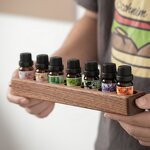 Essential Oil Box Manufacturer - OEM Custom 7 Grid 24 Grid Walnut Wood