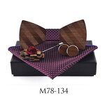 Bow Ties Set Manufacturer - OEM Custom Pre-Tied Wood for Men Big Boys