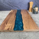 Cutting Board Manufacturer - OEM Custom Resin Acacia Wood Chess Bread Steak