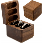 Wooden Ring Box Manufacturer - OEM Custom Classical for 3 Rings