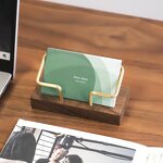 Business Card Holder Manufacturer - OEM Custom Brass Wooden Case Metal