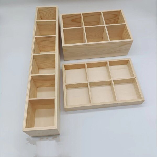 Wooden Plant Organizer Manufacturer - OEM Custom Pine Wood Holder for Carrying