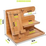 Bamboo Storage Rack Manufacturer - OEM Custom Desktop Box Watch Display Stand