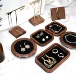 Jewelry Display Tray Manufacturer - OEM Custom Walnut Wood with Velvet