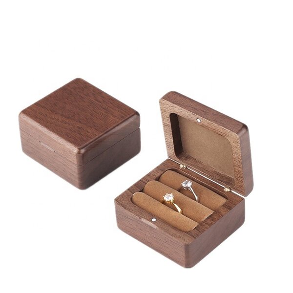 Wedding Ring Box Manufacturer - OEM Custom Wooden Ceremony Double Bearer
