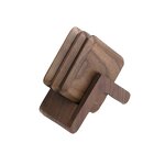 Wood Coasters Set Manufacturer - OEM Custom Mini Natural Wood Round Square