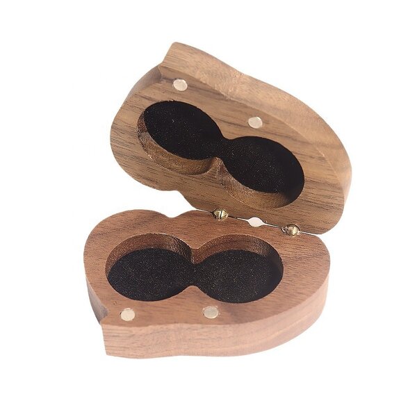 Wedding Ring Box Manufacturer - OEM Custom Creative Double Heart Shaped