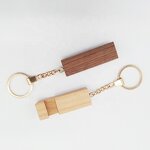 Wood Keychain Manufacturer - OEM Custom Solid Wood Metal Phone Holder