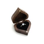 Wedding Ring Box Manufacturer - OEM Custom Unique Heart Shaped Mini