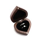 Ring Box Manufacturer - OEM Custom Logo Handmade Heart Shaped Double