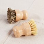 Cleaning Brush Manufacturer - OEM Custom Kitchen Wooden Handle Pot Dish Sisal