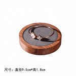 Jewelry Display Tray Manufacturer - OEM Custom Walnut Wood Bracelet with Velvet