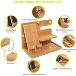 Bamboo Storage Rack Manufacturer - OEM Custom Desktop Box Watch Display Stand