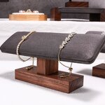 Watch Display Rack Manufacturer - OEM Custom Premium Mini Walnut Wood Bracelet